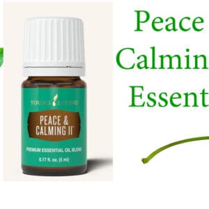 A bottle of peace and calming essential oil.