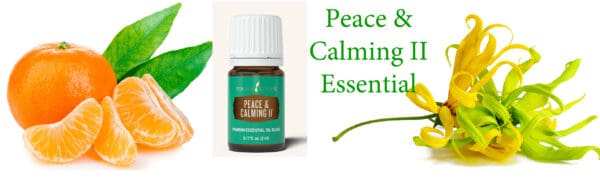 A bottle of peace and calming essential oil.